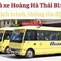 Lịch Trình Xe Hoàng Hà Thái Bình Gia Lâm