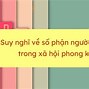 Thân Phận Người Phụ Nữ Trong Xã Hội Ngày Nay