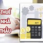 Tìm Hiểu Về Thuế Nhà Thầu